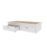Cama Box Solteiro 02 Gavetas Dengo:branco - 9