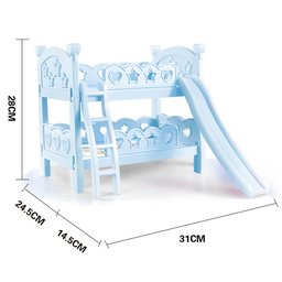 Cama com Escorregador de Brinquedo com Dois Andares - Cores Sortidas - Well Kids UNICA Cama com Escor - 3