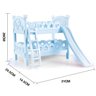 Cama com Escorregador de Brinquedo com Dois Andares - Cores Sortidas - Well Kids UNICA Cama com Escor - 3