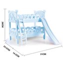 Ver imagem 3 de Cama com Escorregador de Brinquedo com Dois Andares - Cores Sortidas - Well Kids UNICA Cama com Escor