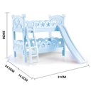 Ver imagem 3 de Cama com Escorregador de Brinquedo com Dois Andares - Cores Sortidas - Well Kids UNICA Cama com Escor