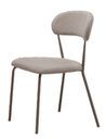 Ver imagem 4 de Cadeiras Jantar Moderna Design Lançamento 2 Unidade:off White/champagne