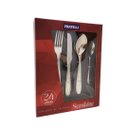 Ver imagem 3 de Conjunto de Talheres Sunshine Fratelli Aço Inox Prime 24 Peças Mesa e Chá