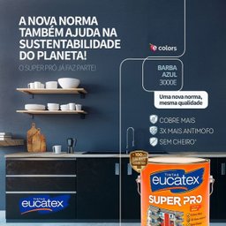 Tinta Parede Acrílico Fosco Super Pro Eucatex 18l - 2