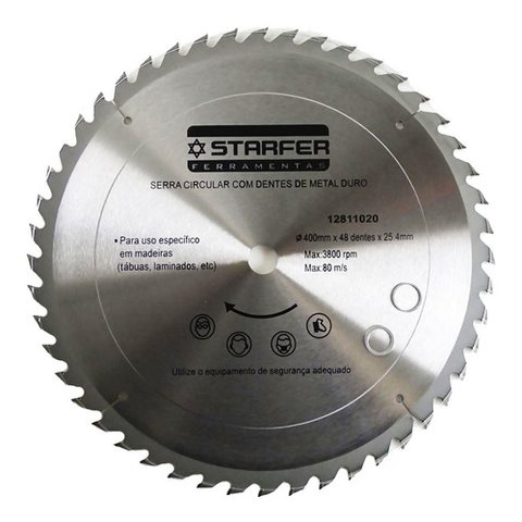 Serra Circular Widea 400mm x 48 Dentes Starfer