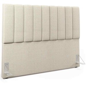 Cabeceira Cama Box King Dubai 1,95cm - Linho Bege