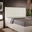 Ver imagem 4 de Cabeceira Cama Box King Dubai 1,95cm - Linho Bege