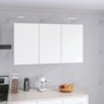 Armário de Cozinha Aereo Branco 3 Portas 90cm Ajl Store Armario Aereo - 1