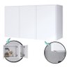 Armário de Cozinha Aereo Branco 3 Portas 90cm Ajl Store Armario Aereo - 3