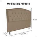 Ver mais imagens de Kit Cabeceira e Calçadeira com Baú 195 Cm King Casal Diana Suede