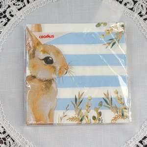 Guardanapo de Papel Coelho 32,5x32,5cm