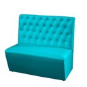 Ver imagem 1 de Sofá Canto Alemão Ana Bela 2 lugares - Azul Tiffany