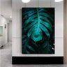 Quadro Decorativo Vegetação Green Monstera Leaf - 90x60cm - 5