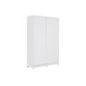 Guarda-Roupa Casal Viena 2 Portas Deslizantes Branco - Fazzio - 1