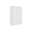 Ver imagem 1 de Guarda-Roupa Casal Viena 2 Portas Deslizantes Branco - Fazzio