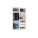Ver imagem 4 de Guarda-Roupa Casal Viena 2 Portas Deslizantes Branco - Fazzio