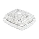Ver imagem 2 de Porta Joias Retangular de Zamac 13cmx11cmx5cm Rojemac