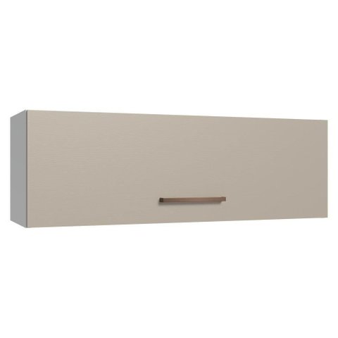 Armário Aéreo 100 cm 1 Porta Basculante Bc Agata Madesa Branco/Crema