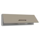 Ver imagem 5 de Armário Aéreo 100 cm 1 Porta Basculante Bc Agata Madesa Branco/Crema