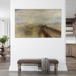 Quadro Decorativo Conceito Chuva, Vapor e Velocidade - 120x80 cm - 3