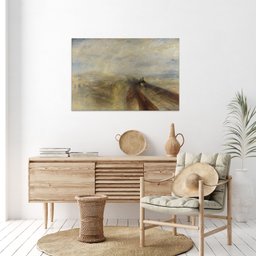 Quadro Decorativo Conceito Chuva, Vapor e Velocidade - 120x80 cm - 4