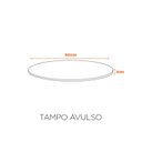 Ver imagem 3 de Tampo Redondo de MDF 90x90cm Madeira Saarien / Mahal Madeira