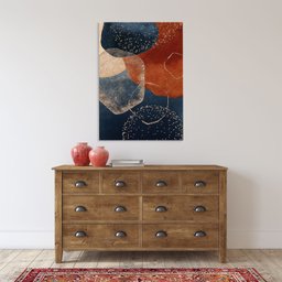 Quadro Decorativo Abstrato Requiem - 150x100 cm - 5