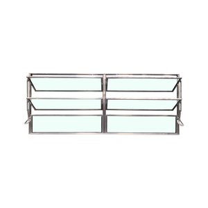 Vitro Basculante 2 Seções Brilhante 60x200 Linha Esmeralda Vidro Liso