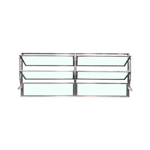 Vitro Basculante 2 Seções Brilhante 60x200 Linha Esmeralda Vidro Liso