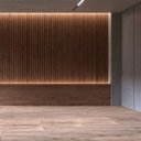 Ver imagem 3 de Painéis Ripados WPC 9mm Tabaco 290x15cm - Revestimento Decorativo Parede Sala Quarto Cozinha