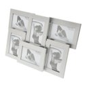 Ver imagem 1 de Porta Retrato de Aço para 6 Fotos 10cmx15cm Rojemac