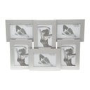 Ver imagem 2 de Porta Retrato de Aço para 6 Fotos 10cmx15cm Rojemac