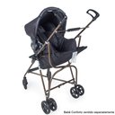 Ver imagem 2 de Carrinho de Bebê para Passeio Galzerano Capri de 6 Meses até 15kg Preto e Cobre