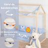 Bandeirinhas varal com 8 bandeirinhas menino menina mini cama berço decorativas - 3