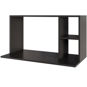 Suporte Aéreo para Micro-ondas 80x40cm Luci M05 Preto - Inoviza