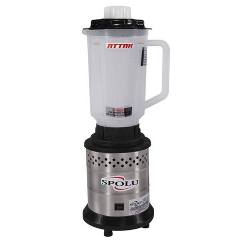 Liquidificador Industrial Alta Rotação Spolu Attak Polipropileno 1,75 Litros Spl-033 127 V