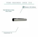 Ver imagem 2 de Tubo em aço inox redondo 3/8" 9,53mm, tam: 1m AISI 304 premium TUBO METALON 9,53MM TUBOS INOX