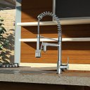 Ver imagem 1 de Misturador Monocomando Gourmet para Cozinha com Ducha Manual Eternit Seattle 2266 - E76 1/2"