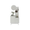 Ver imagem 5 de Cômoda Casal AP2311 2 Portas 1 Gaveta Branco Tecnomobili