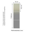 Ver imagem 2 de Kit Madesa com 3 Espelhos de 59,5 X 45 Cm para Guarda-roupa
