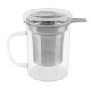Ver imagem 1 de Caneca de Vidro Tramontina com Infusor em Aço Inox de Chá 350ml 61762040