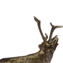 Ver imagem 3 de Estatueta Alce Artesanal em Latão Reciclado Sat Alce Dourado