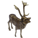 Ver imagem 6 de Estatueta Alce Artesanal em Latão Reciclado Sat Alce Dourado