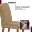 Ver imagem 6 de Conjunto de Mesa de Jantar Dublin 180 Tp MDF Off White sem Vidro Canto Copo 6 Cadeiras Mariana