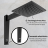 Chuveiro Ducha Eletrônico Acqua Century Lorenzetti Cor Preto Potência 7500 W - 3