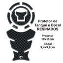 Ver imagem 3 de Kit Protetor de Tanque Adesivo Moto Honda Xre 190cc 300cc 2025/26 Carbono