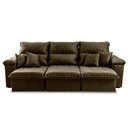Ver imagem 5 de Sofá Retrátil/Reclinável Trento 2,30m Suede Velut Bege c/ Molas no Assento - King House