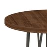 Mesa Lateral Redonda Iron Havana 45 cm Pés de Ferro - D'Rossi - 2