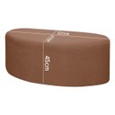 Ver imagem 6 de Sofá Orgânico Palermo 4 Lugares 210cm + Puff Bouclê - Sofa Store:bouclê Terracota