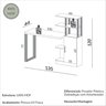 Escrivaninha Mesa Escritório 135cm 100% Mdf Industrial - 2